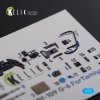KELIK K72105 BF109 G-6 interior 3D decals for Tamiya kit 1/72